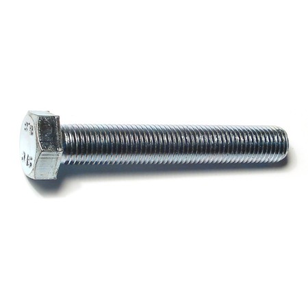 MIDWEST FASTENER Class 8.8, M16-2.00 Hex Head Cap Screw, Zinc Plated Steel, 100 mm L, 2 PK 78427